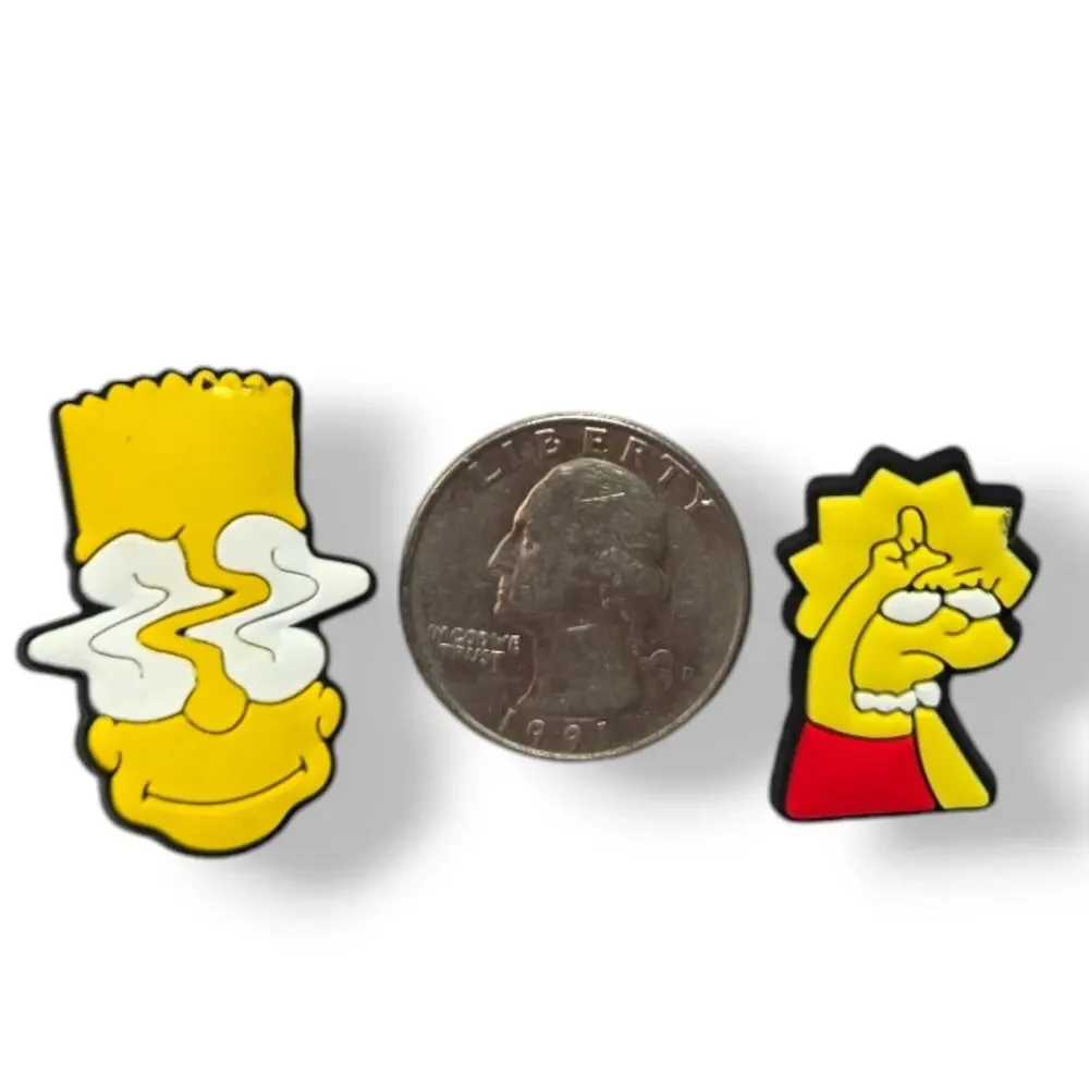 8 pc Homer, Bart, Lisa, Marge Shoe Charms | Shoe Accessories - Picture 2 of 4